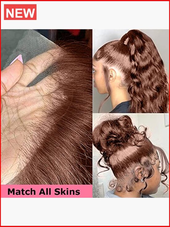 200% Density Body Wave Lace Front Wig 13x4 HD Transparent Lace Human Hair main image 6